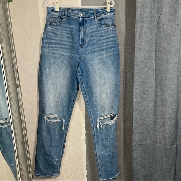 American Eagle Outfitters Denim - AMERICAN EAGLE CURVY MOM JEAN size 14